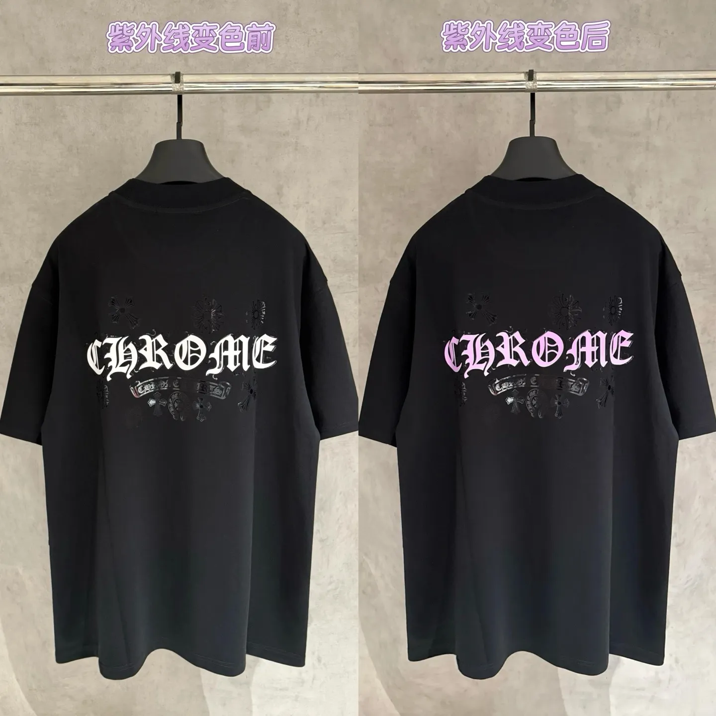 【 Quality】CH Color Change T New Arrival logo Color Change‼️ logo 👏🏼 ：Black White Size：S-2xl ：K
